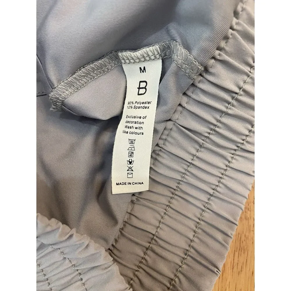 Women's BMJL High RiseRunning‎ Shorts Grey Sz M